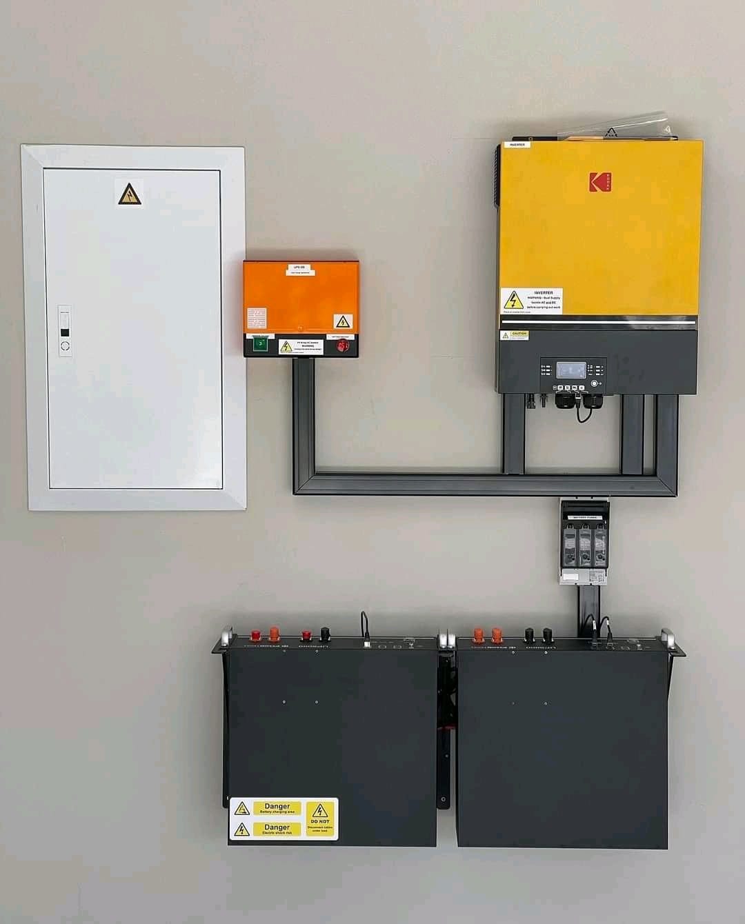 Solar DB Board and Batteries