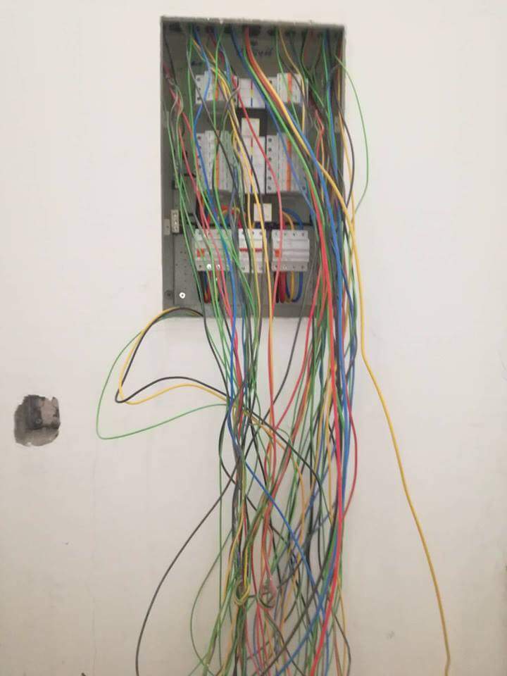 Commercial offices wiring