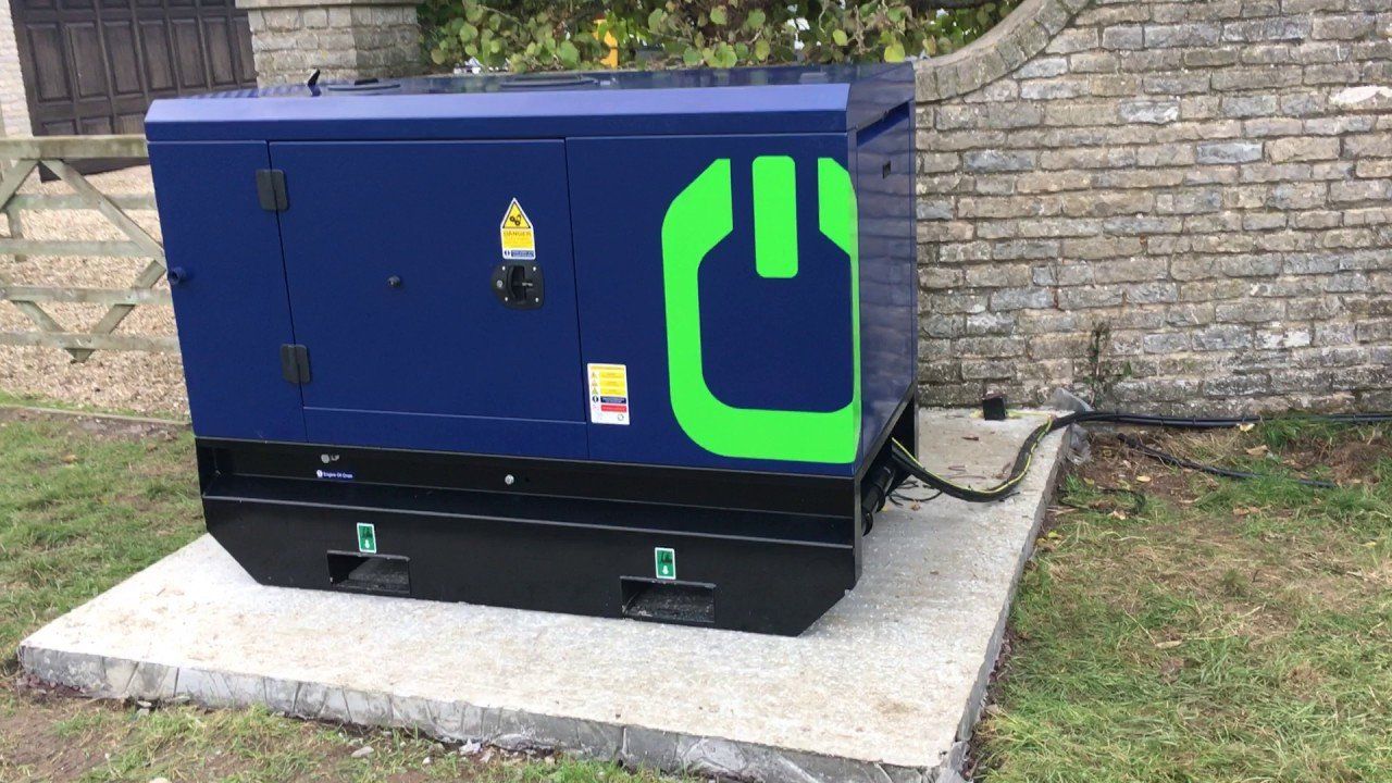 Industrial Generator Setup