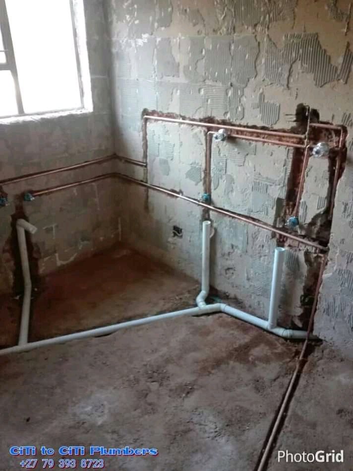 Underground PVC laying